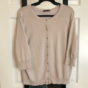 Cyrus Beige 3/4 Sleeve Cardigan